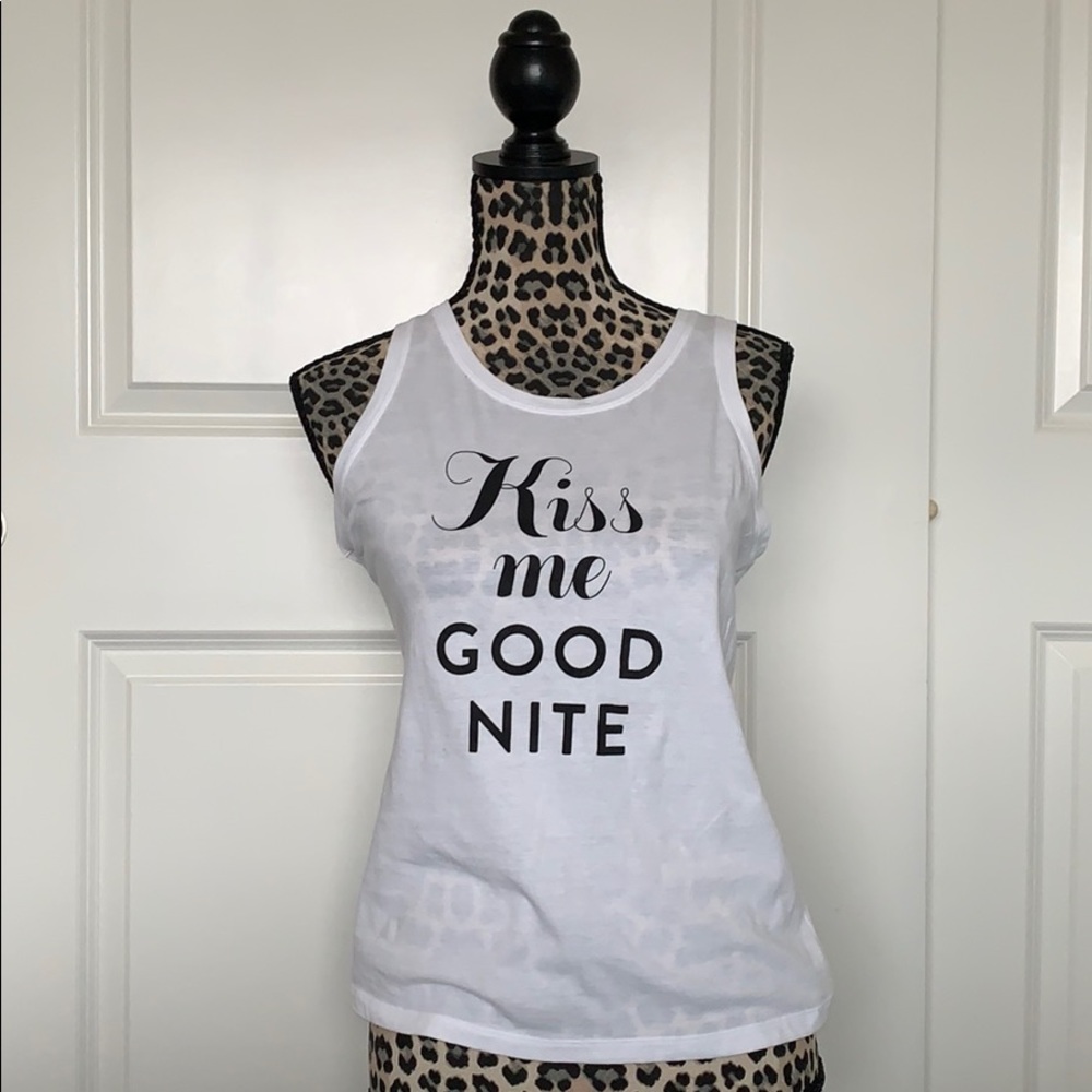 Kiss Me Goodnight Victoria Secret Sleep Shirt